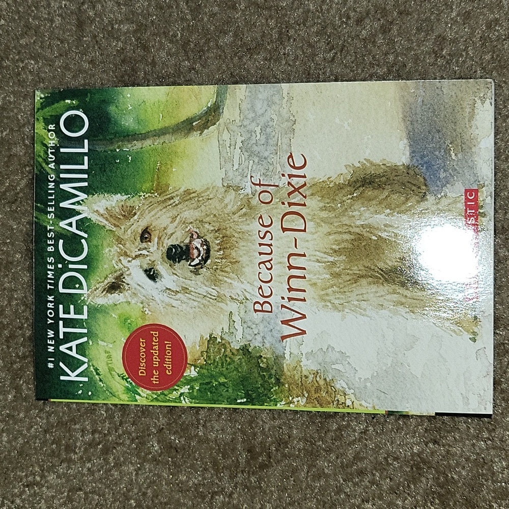New Scholastic Book Because of Winn-Dixie by Kate DiCamillo